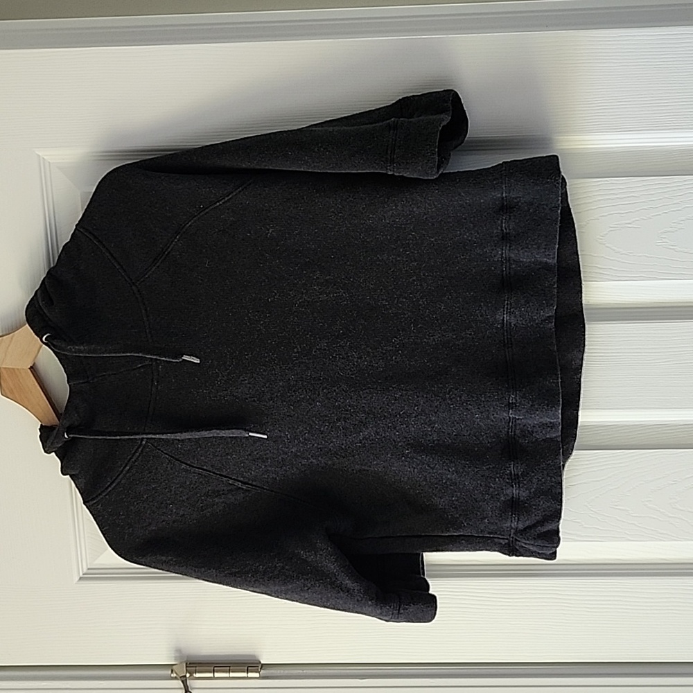 Pact Organic Cropped Funnel Neck Terry Hoodie Size M